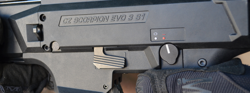 CZ EVO3 Scorpion Left Safety Delete V2