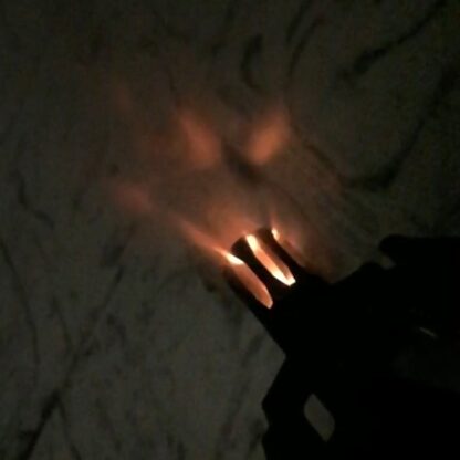 HBI 9mm A2 Biirdcage Flash Hider on 5.3" Evo Barrel