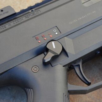 HBI CZ EVO AMBI THUMB SAFETY SELECTOR RIGHT SIDE ISO VIEW