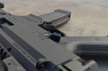 HBI CZ EVO AMBI THUMB SAFETY SELECTOR RIGHT SIDE TOP VIEW