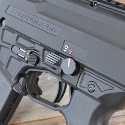 HBI CZ SCORPION 3 PLUS 3+ AK STYLE SELECTOR LEFT INSTALLED
