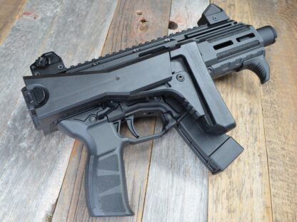 HBI CZ SCORPION FULL SIZE THUMB SELECTOR INSTALLED ON 3 PLUS STOCK FOLDED FIRE