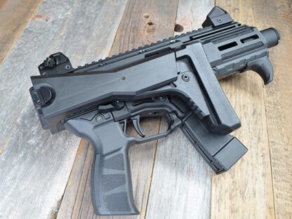 HBI CZ SCORPION FULL SIZE THUMB SELECTOR INSTALLED ON 3 PLUS STOCK FOLDED SAFE
