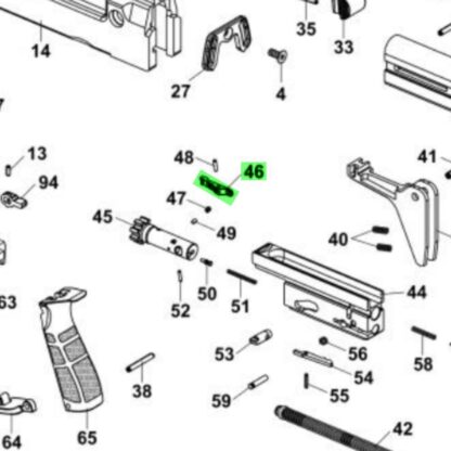 HBI CZ BREN 2 556 762 EXTRACTOR OEM FACTORY DIAGRAM
