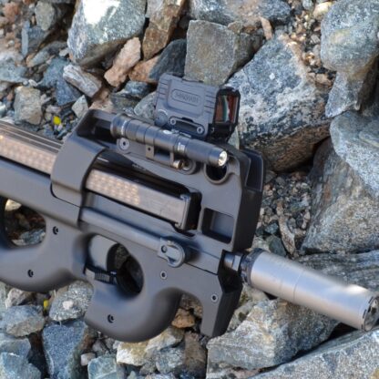 HBI FN P90 PS90 SUREFIRE PRO DIRECT LIGHT MOUNT, SCOUT MICRO, INSTALLED