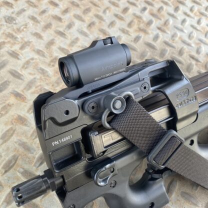 HBI FN P90 PS90 AIMPOINT MICRO DUTY HOLOSUN 403 503 OPTIC MOUNT, LEFT SLING