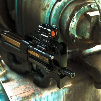 HBI FN P90 PS90 HOLOSUN AEMS OPTIC MOUNT, INSTALLED