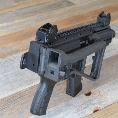 HBI CZ Scorpion 3 PLUS BT HK SBT Stock Brace Adapter_INSTALLED FOLDED