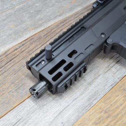 HBI BROWNELLS BRN9 BRN-9 LOCKING CHARGING HANDLE BLOCK_INSTALLED