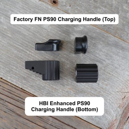HBI FN PS90 CHARGING HANDLE vs FACTORY CHARGING HANDLE