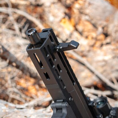 HBI BROWNELLS BRN9 MAT9 BRN-9 FOLDING CHARGE HANDLE_OPEN 1