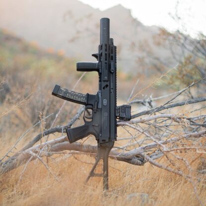 HBI GRAND POWER STRIBOG RECEIVER EXTENSION HANDGUARD BY KINETIC KDG 3 INCH SRX3, installed 1