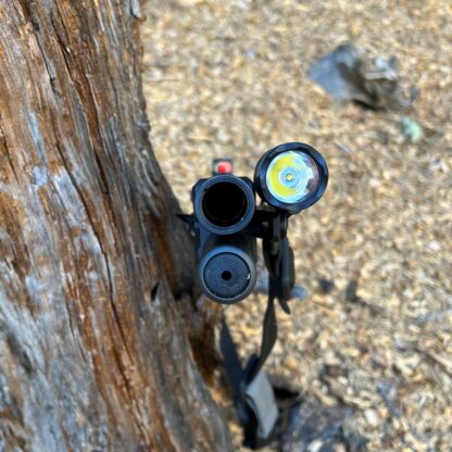 HBI MOSSBERG 940 PRO ALUMINUM BARREL TUBE CLAMP, M-LOK MOUNT, SUREFIRE LIGHT INSTALLED_1