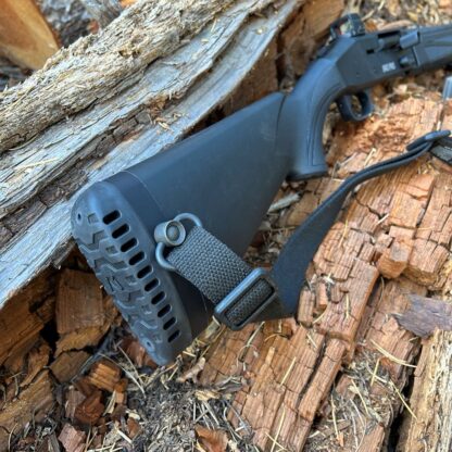 HBI MOSSBERG 940 PRO QD SLING MOUNT, ALUMINIM, STOCK SIDE, INSTALLED_1