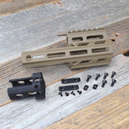 HBI GRAND POWER STRIBOG RECEIVER EXTENSION HANDGUARD BY KINETIC KDG 3 INCH SRX3, FDE, ISO