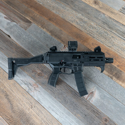 HBI 3 LUG 9MM BLAST SHIELD LINEAR COMP BY ANGSTADT ARMS_EVO TOP