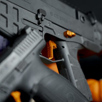 HB INDUSTRIES CZ BREN 2 THETA TRIGGER, ORANGE_installed 2